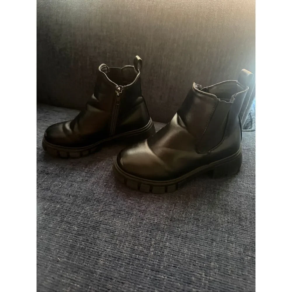 Mia Black Combat boots